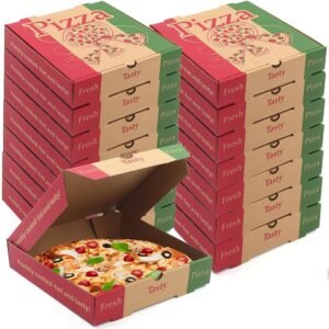 Wholesale 12 Inches Custom Printed Pizza Tray Paper Boxes Powerful Manufacturer's Pizza Box Packaging