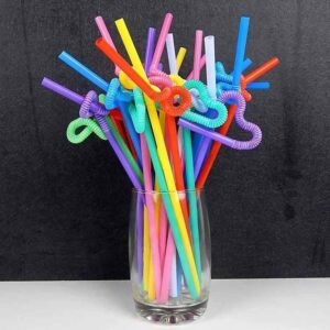 Factory Customized Disposable Compostable Biodegradable Bent Pla Straws