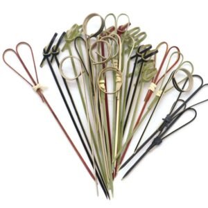 Eco-friendly Multifunctional Bread/Vegetables/Salad Bamboo Stick for Food