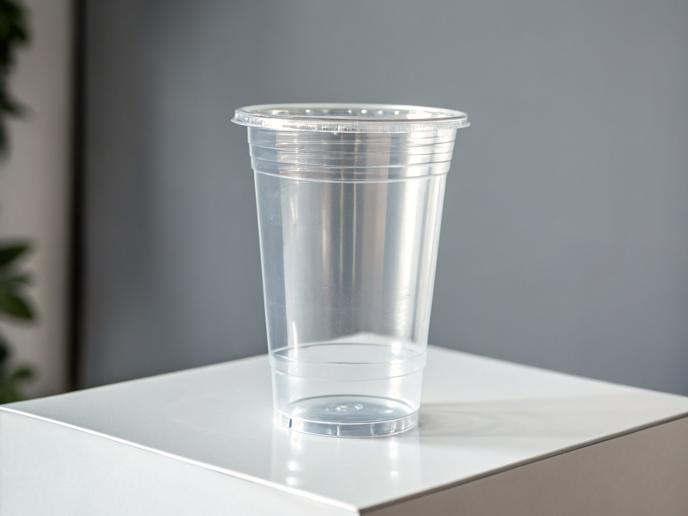 Beverage cups & lids studio isolated packshot